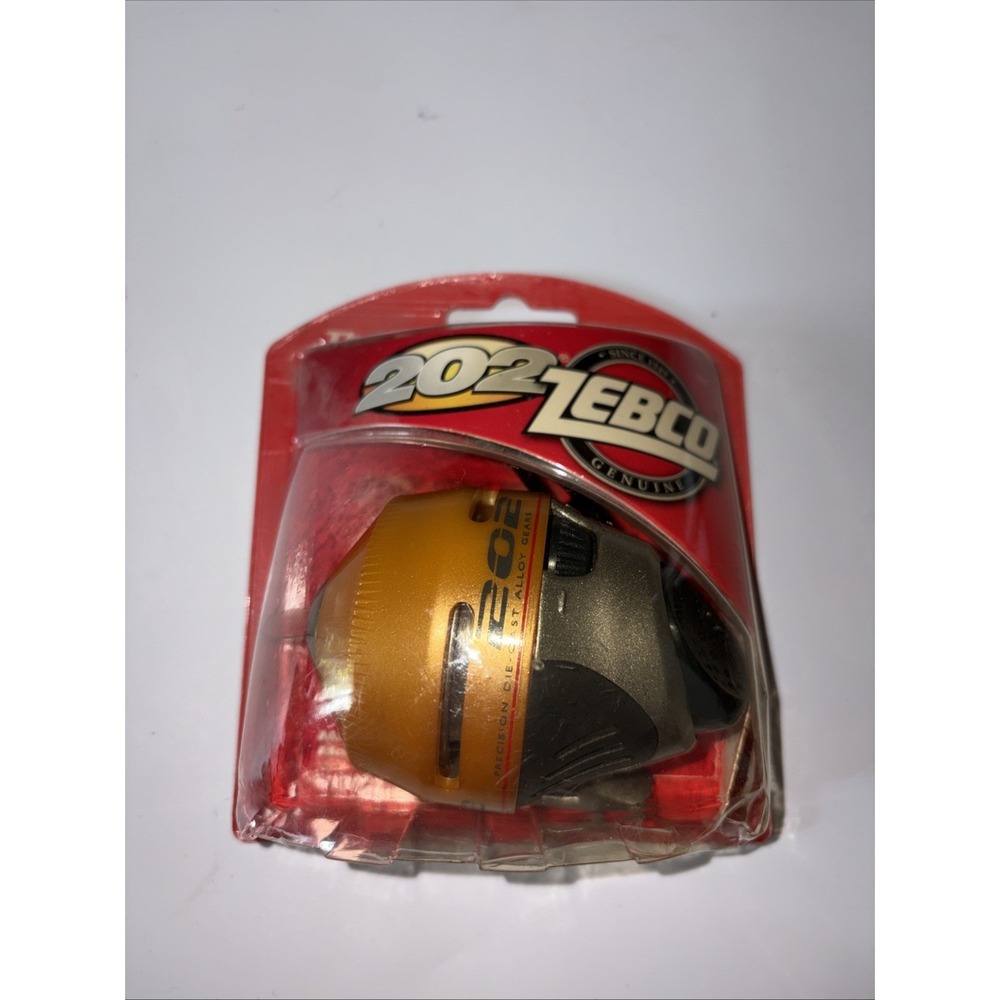 New Zebco 202 Spincast Reel Wide Range Adjustable Drag 10lb Line Sealed